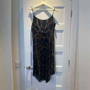 All Saints Plisse midi dress L